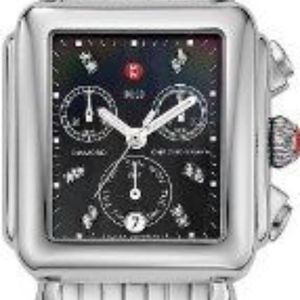 Michele Deco Watch .05ct Diamonds
